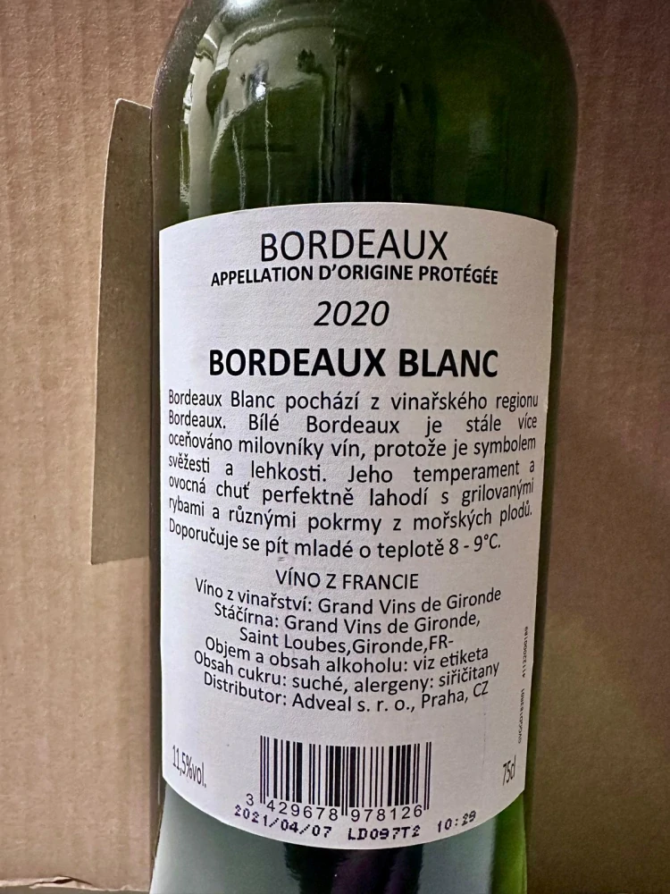 BORDEAUX BLANC