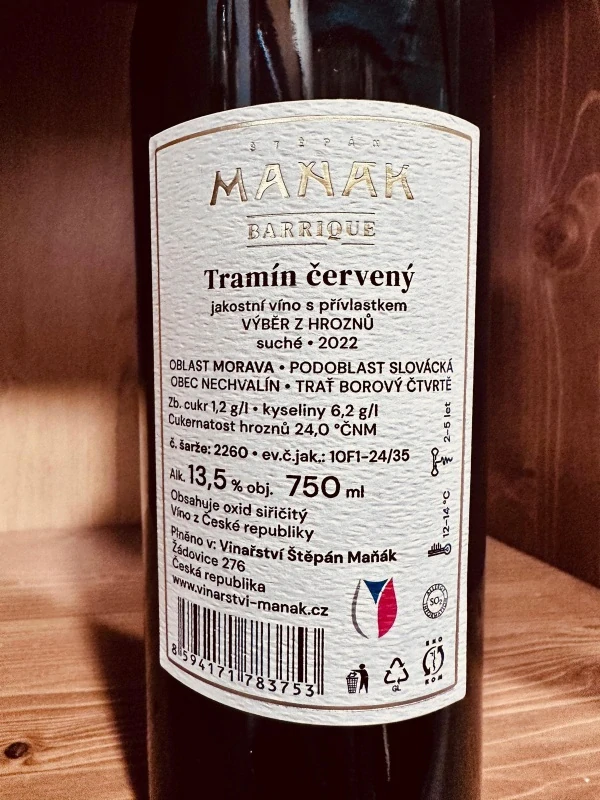 TRAMÍN ČERVENÝ
