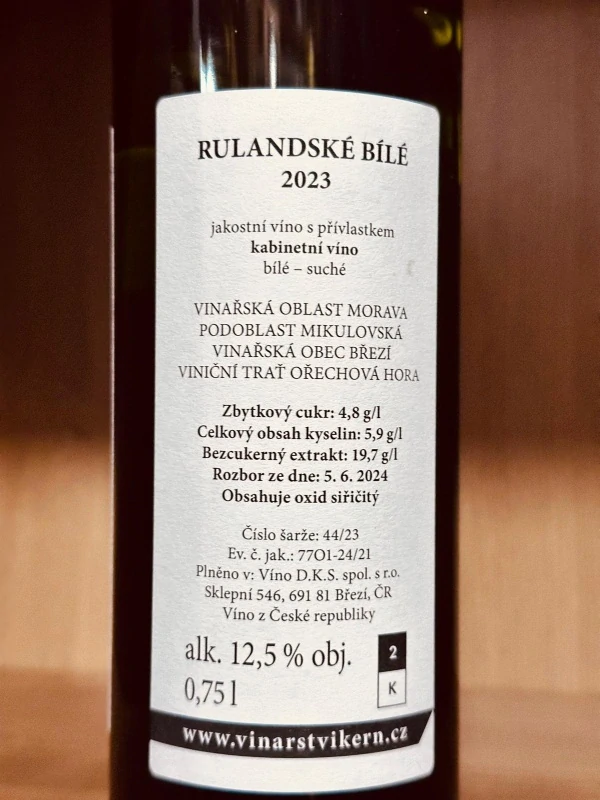 RULANDSKÉ BÍLÉ 